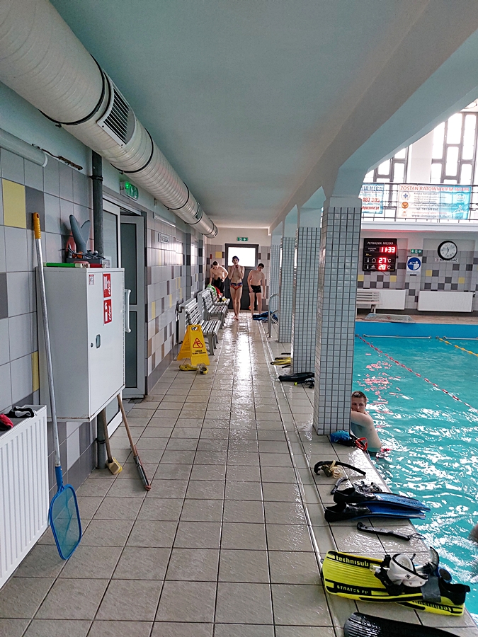 Hokej pod wodą Walenie Siemianowice Śląskie Trening 5 IV 2025